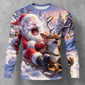 Men's Santa Graphic Festive Shirt