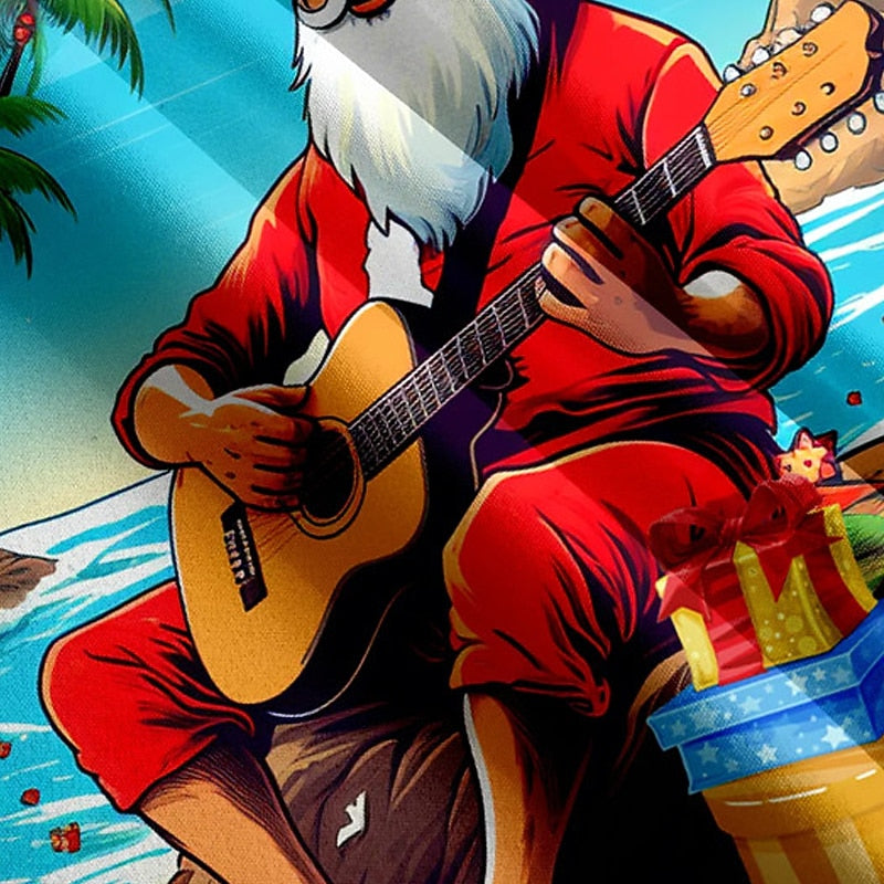 Men's Santa Claus Christmas Hawaiian Shirt