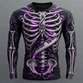 Men's Carnival Skull Skeleton T-Shirt