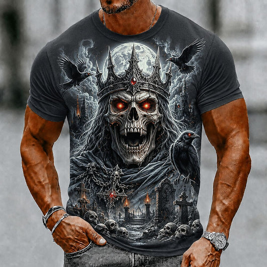 Men's Shadow Skull Graphic Street Tee