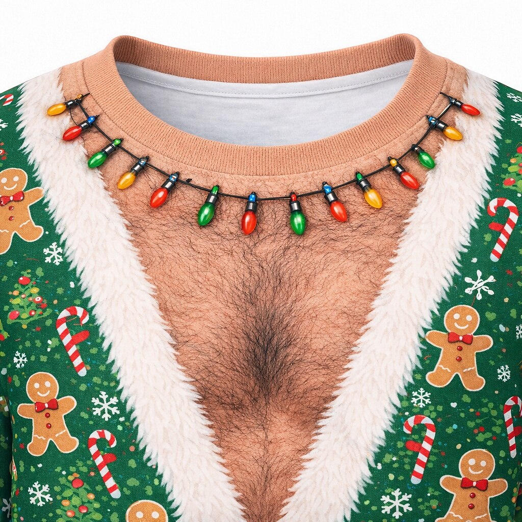 Christmas Sexy Elf Funny Crewneck Sweatshirt