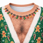 Christmas Sexy Elf Funny Crewneck Sweatshirt