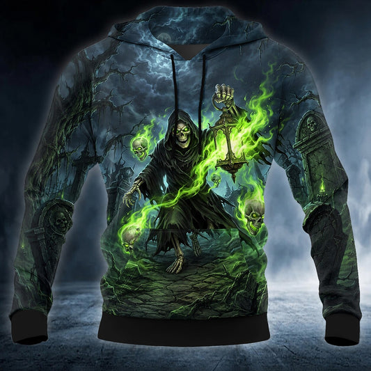 Men's Halloween 3D Print Hoodie