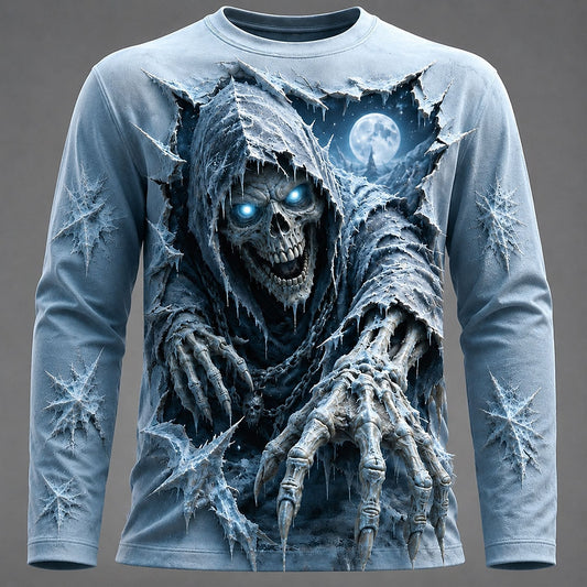 Men's Skeleton Graphic Long Sleeve Tee