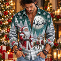 Men's Christmas Graphic Casual Shirt