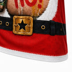 Christmas Santa Fake Belly Graphic Sweatshirt