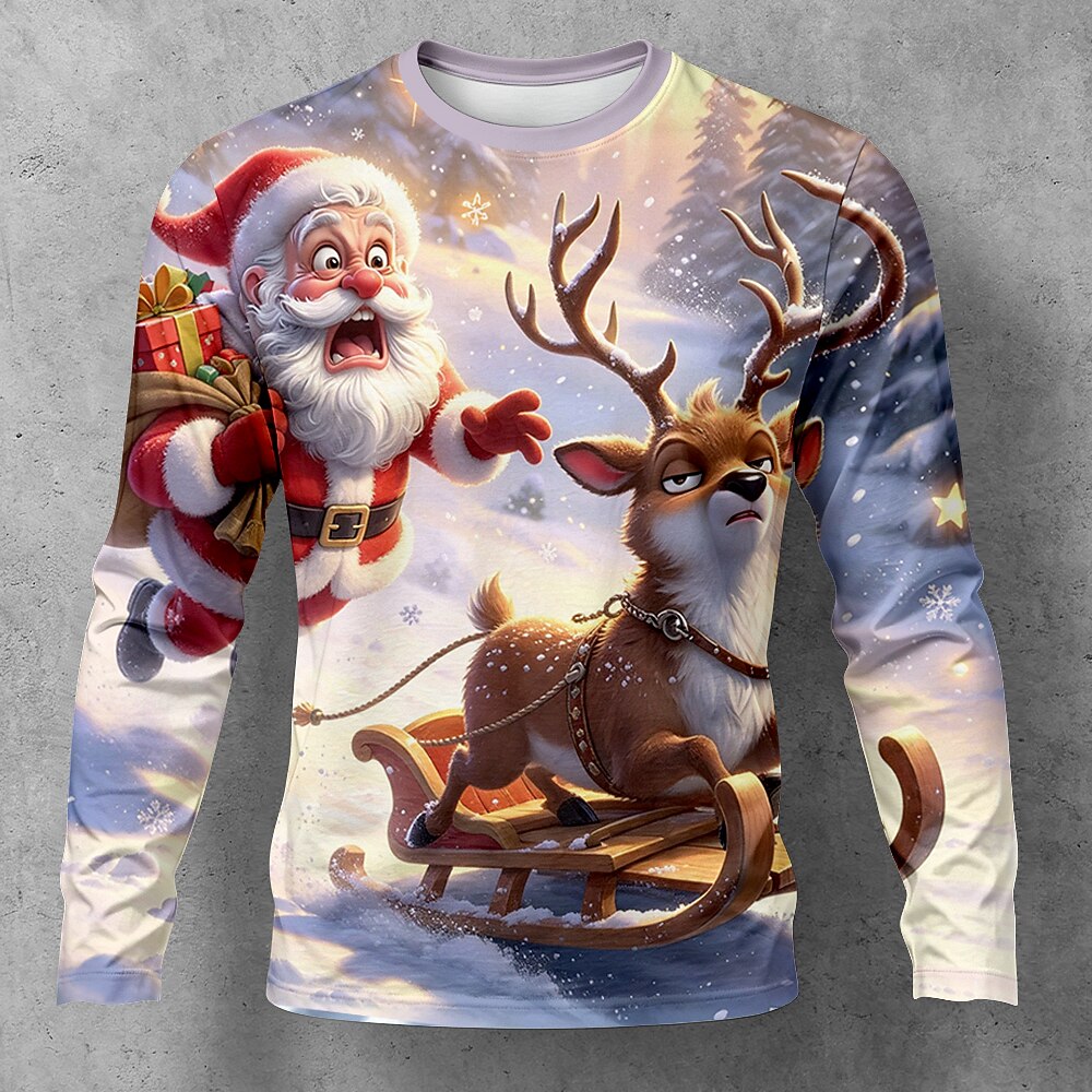 Men's Christmas Festive Casual Shirt