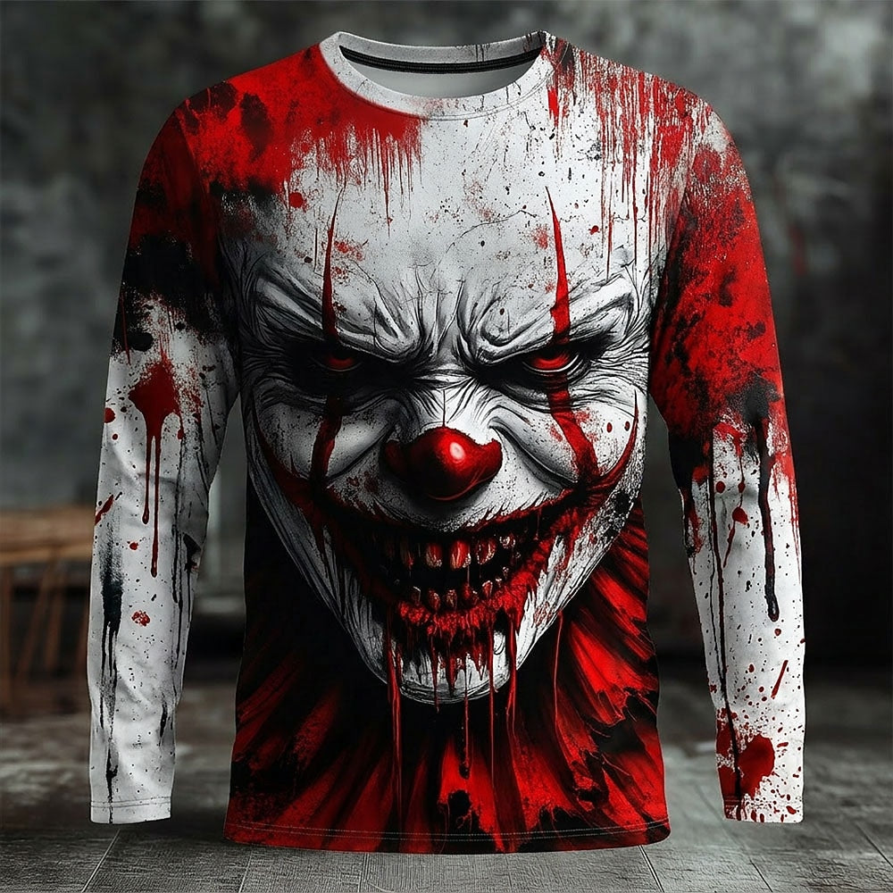 Men's Creepy Clown Horror Tee