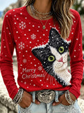 Santa Claus Letter Graphic Christmas Shirt