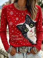 Santa Claus Letter Graphic Christmas Shirt