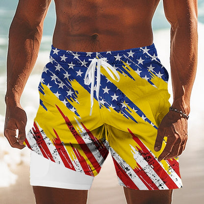 Men's Liberty Flag Swim Shorts