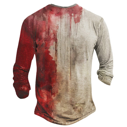 Men's Halloween Horror Night Henley
