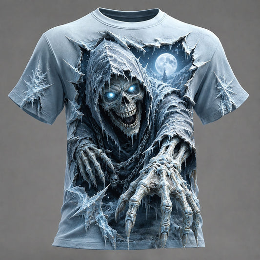 Men's Midnight Skull Horror Graphic Tee