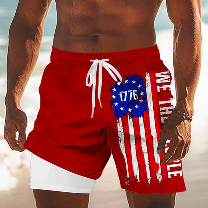 Men's Heritage Flag Swim Shorts