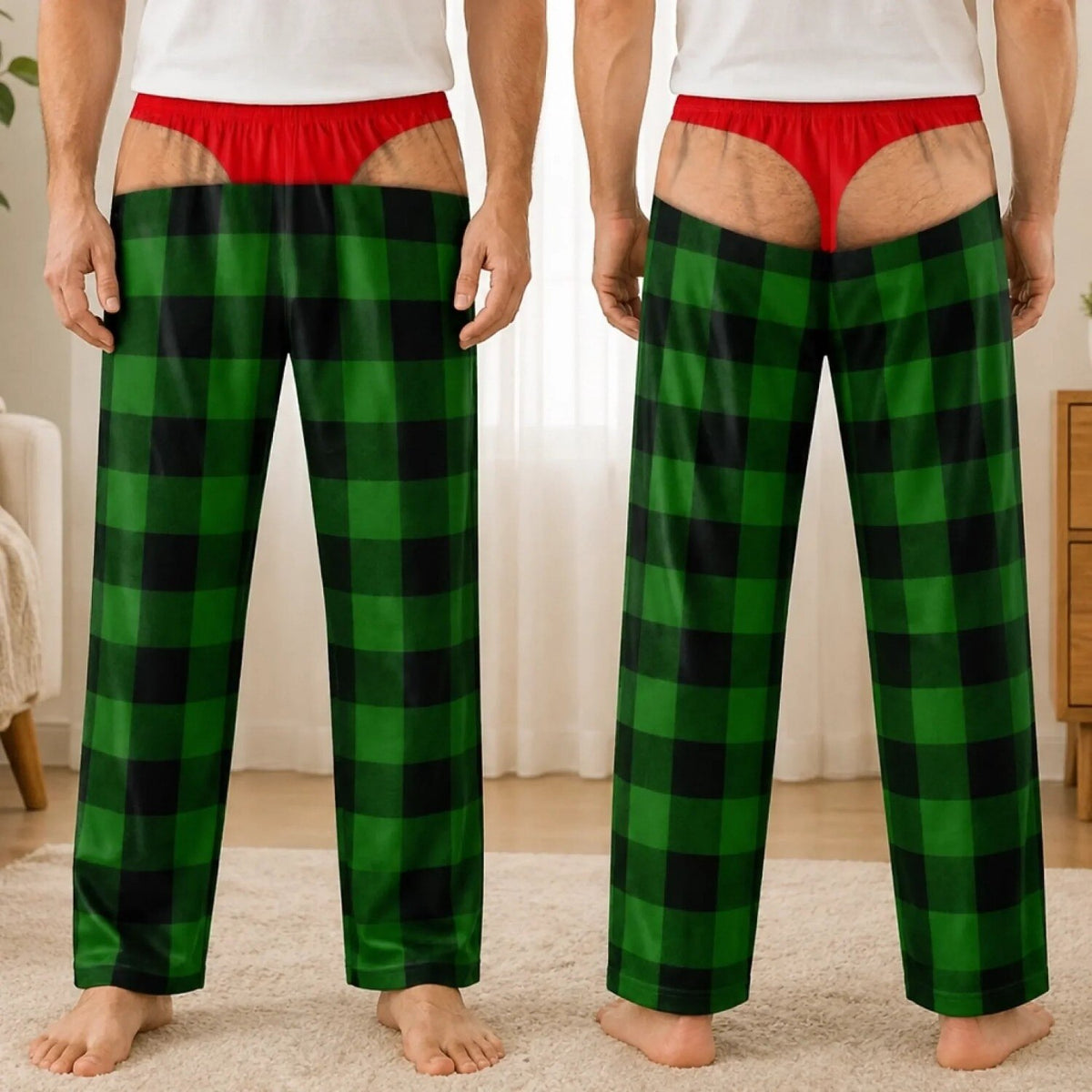 Men's Funny Reindeer Pajama Pants