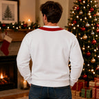 Christmas Snowman Fake Belly Crewneck Sweatshirt