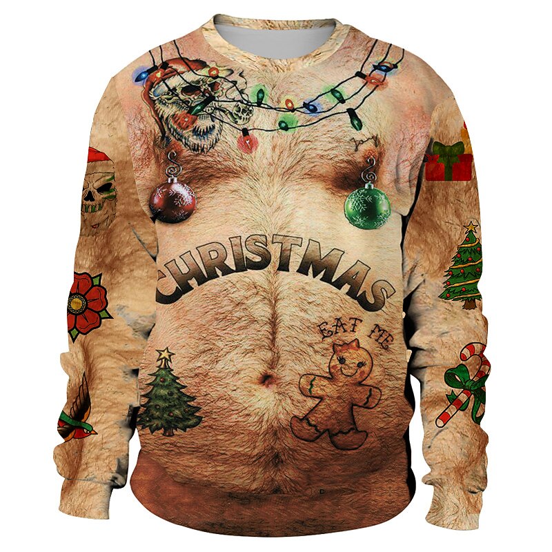 Christmas Scene Holiday Graphic Hoodie