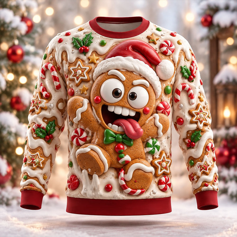 Men's Santa Claus Festive Crewneck Sweatshirt