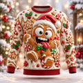 Men's Santa Gingerbread Crewneck Sweatshirt