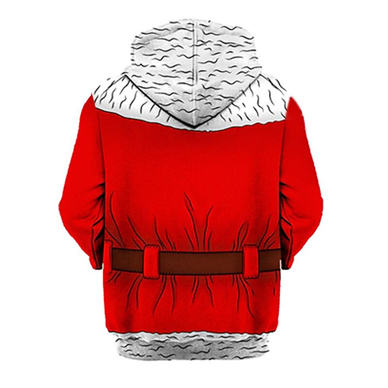 Santa Claus Christmas Costume Hoodie