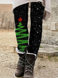 Santa Claus Snowman Christmas Capri Shorts