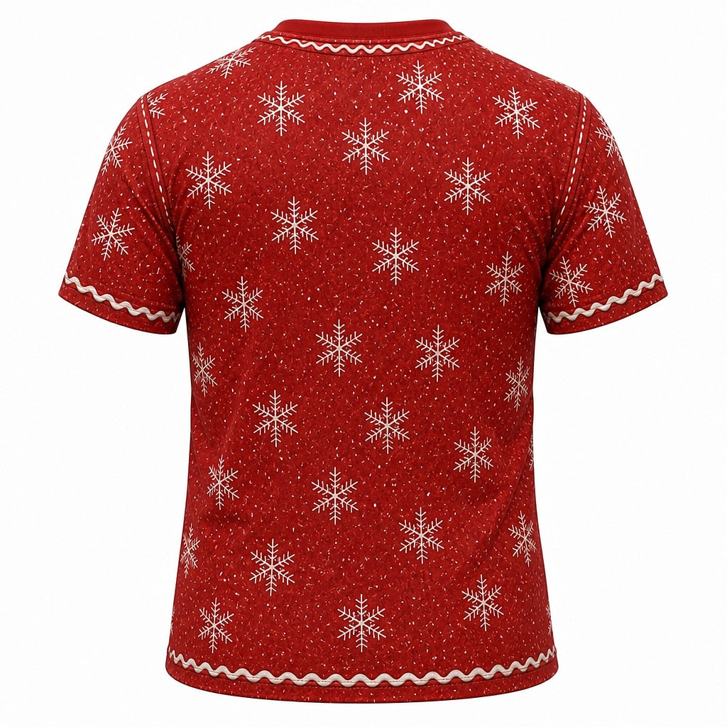 Christmas Gingerbread Man Funny Graphic T-Shirt