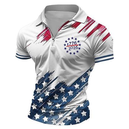 Men's Liberty Eagle Patriotic Polo