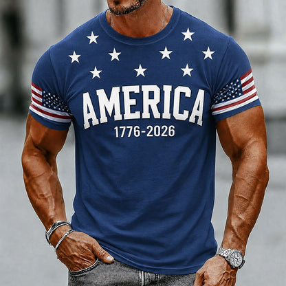 Men's USA Flag Summer Tee