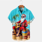 Men's Santa Claus Christmas Hawaiian Shirt