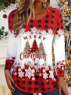 Women's Classic Snowman Christmas T-Shirt