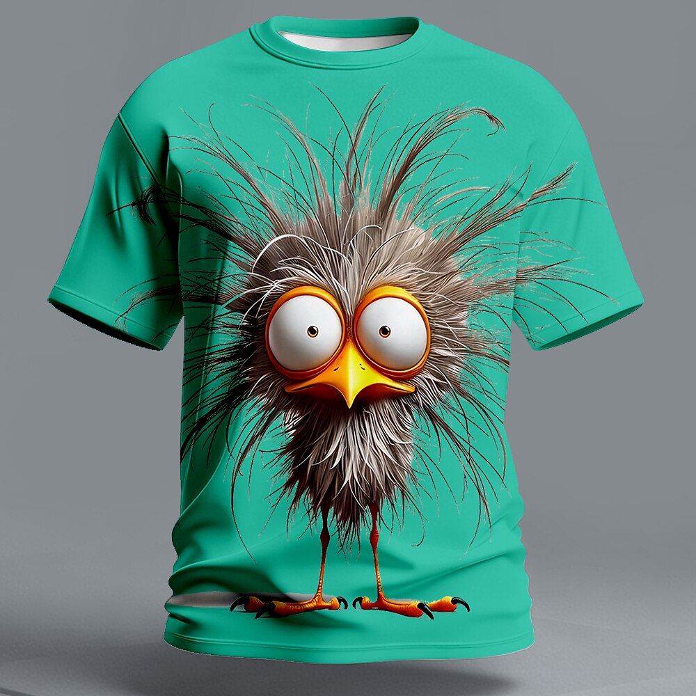 Men's Grumpy Bird Party Graphic Tee