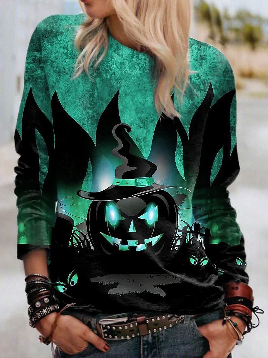 Women's Halloween Wicked Pumpkin Tee
