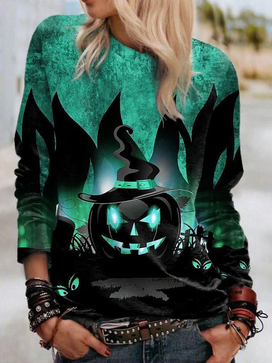 Women's Halloween Wicked Pumpkin Tee
