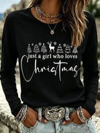 Classic Santa Claus Christmas Crewneck Shirt