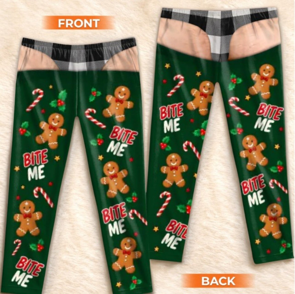 Plaid Gingerbread Christmas Pajama Pants