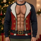Christmas Santa Print Plus Size Sweatshirt