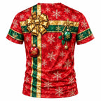 Christmas Beefcake Santa Funny Graphic T-Shirt