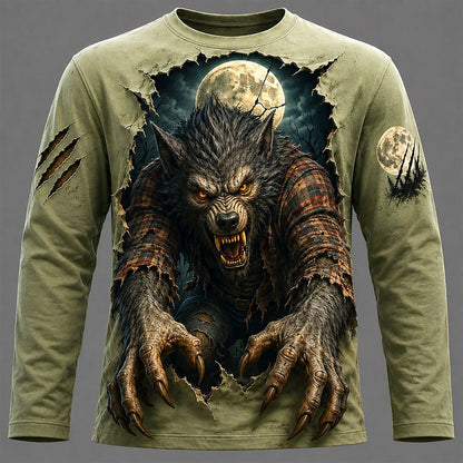 Men's Ugly Animal Graphic Longsleeve Tee