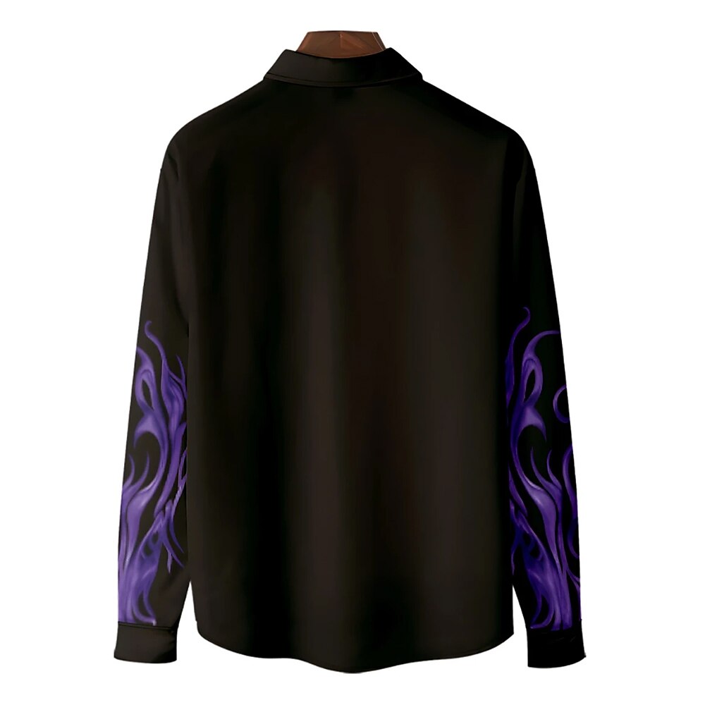 Men's Halloween Black Cat Shirt