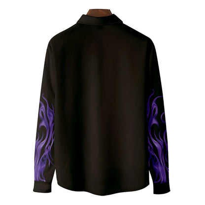 Men's Halloween Black Cat Shirt