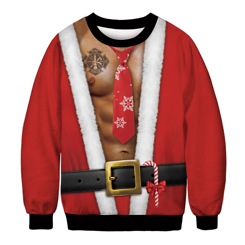 Ugly Christmas Lightweight Graphic Hoodie