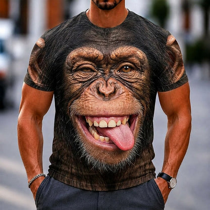 Men's Wild Boar Animal Graphic Tee