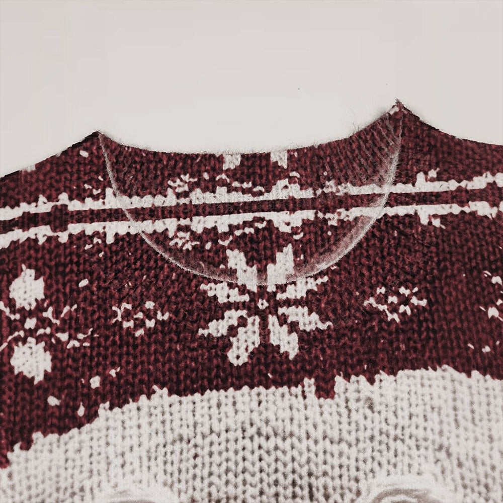 Men's Santa Christmas Cozy Knit Pullover Sweater