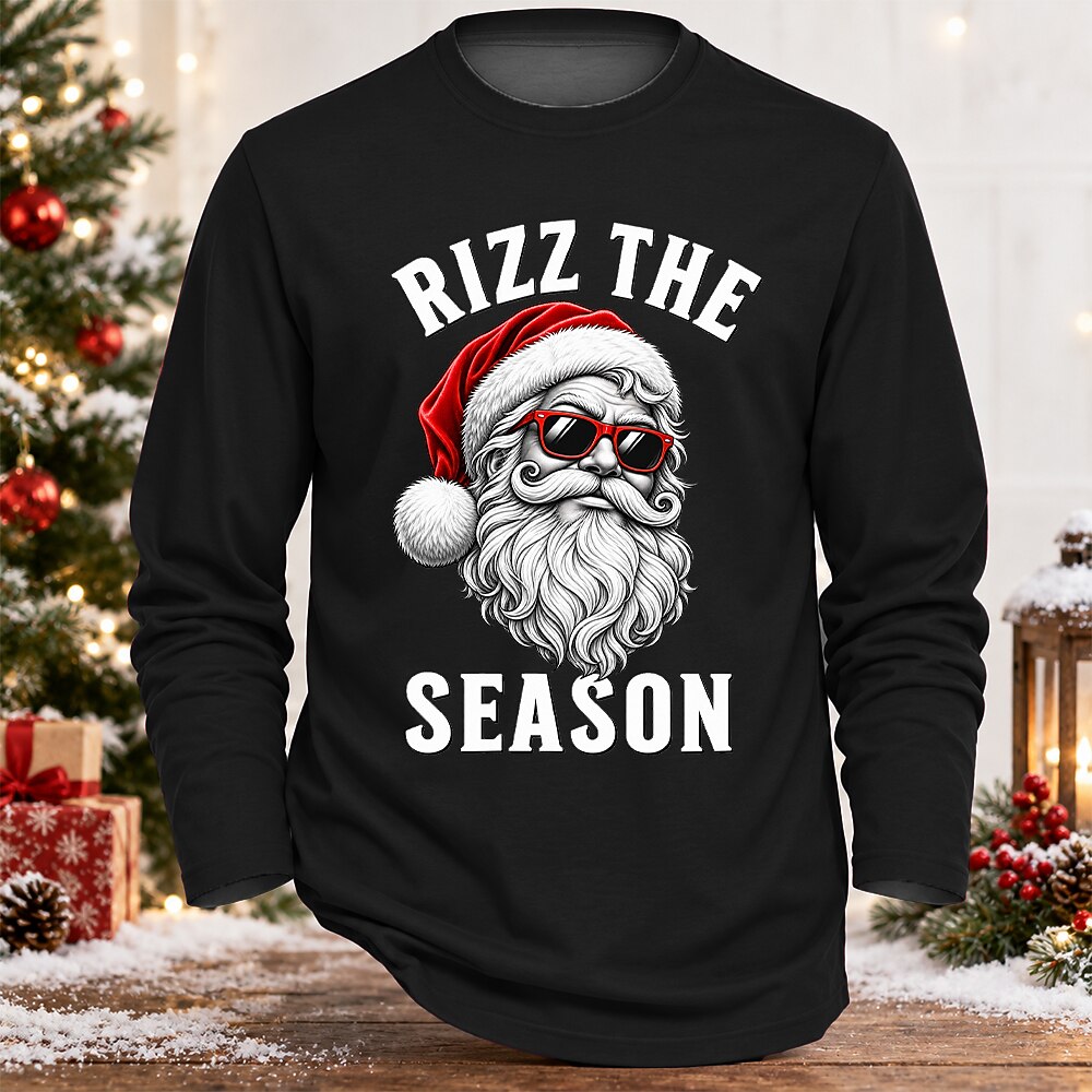 Men's Christmas Graphic Party Shirt