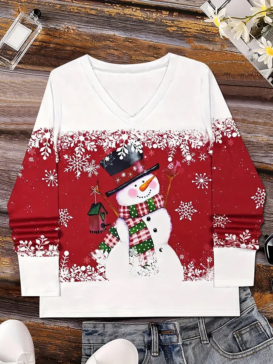 Women's Christmas Graphic Festive Shirt