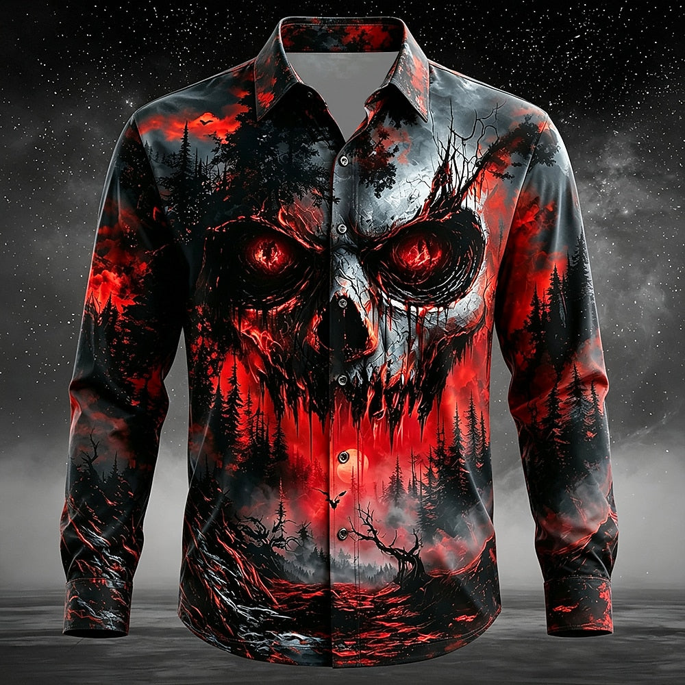 Men's Halloween Horror Dark Shirt