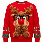 Men's Christmas Reindeer Crewneck Sweatshirt