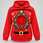 Christmas Tree Pet Carrier Bonding Hoodie