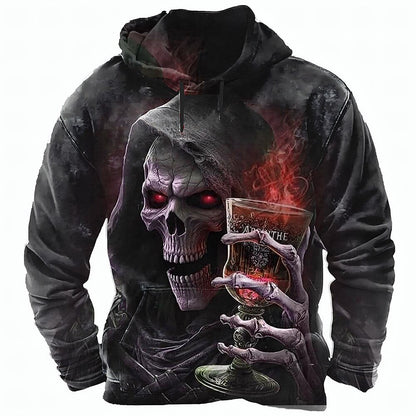 Men's Grim Reaper Absinthe Gothic Hoodie