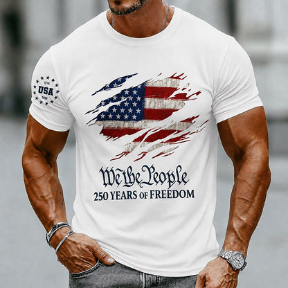 Men's USA Flag Summer Tee